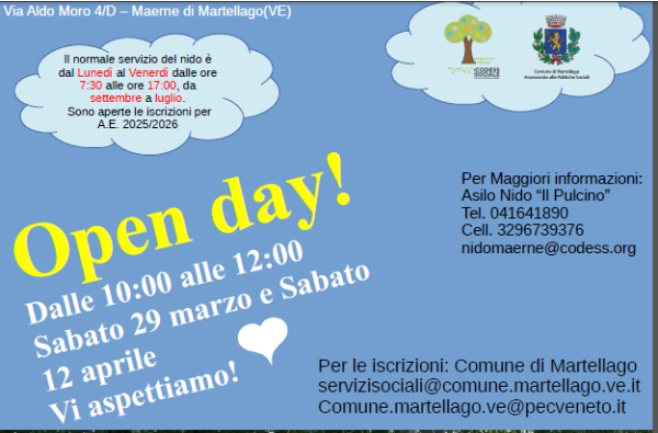 asilo pulcino open day